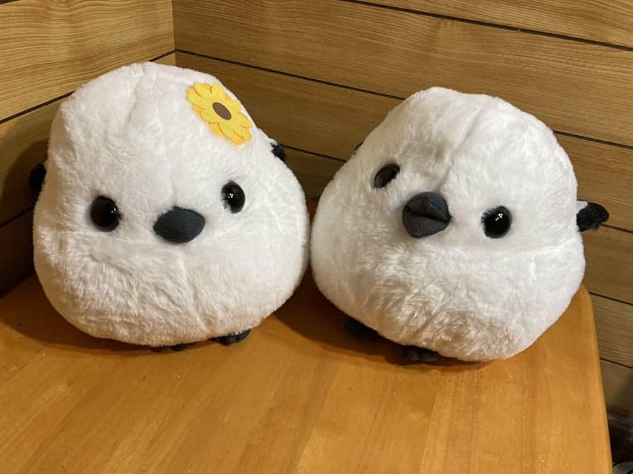Amazon.co.jp: 2体セット ふくふく 夏のおとずれ シマエナガ